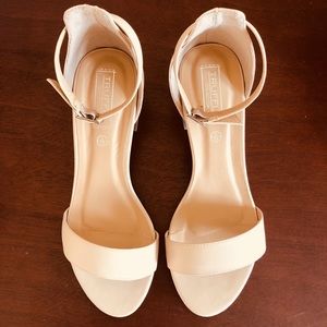 Truffle collection clear Heel Strap Sandal